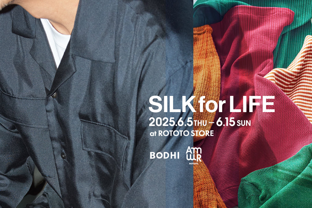 POP-UP_BODHI×AmwR “SILK FOR LIFE”