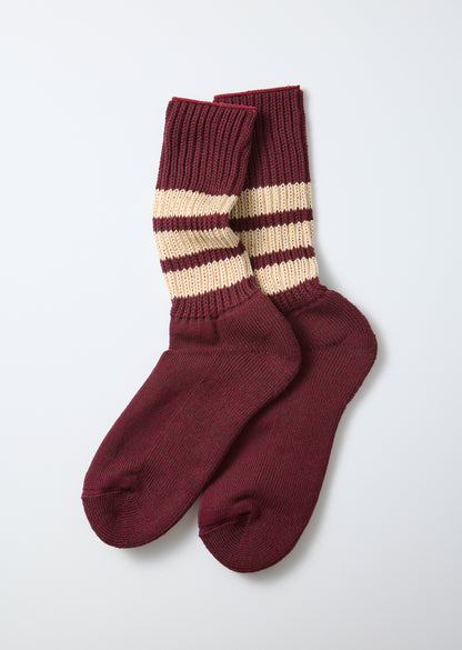 BURGUNDY/CREAM