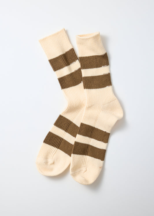 ECRU / MOSS BROWN